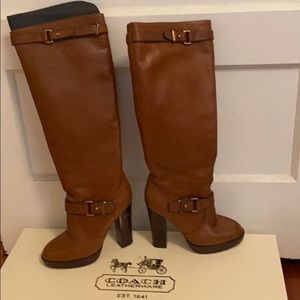 coach leighton boots